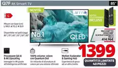 Samsung - Q7F 4K Smart Tv 85"