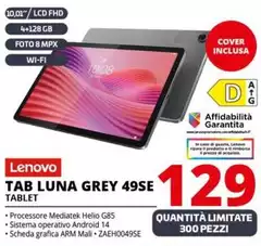 Lenovo - Tab Luna Grey 49SE Tablet