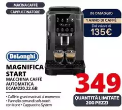 De Longhi - Magnifica Start Macchina Caffè Automatica ECAM220.22.GB