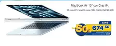 MacBook Air 15" Con Chip M4.
