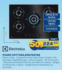 Electrolux - Piano Cottura EGG75372K
