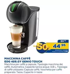 Macchina Caffè EDG 426.GY Genio Touch