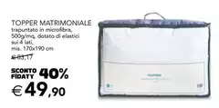 Topper Matrimoniale
