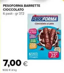 Pesoforma - Barrette Cioccolato