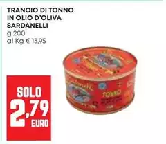Sardanelli - Trancio Di Tonno In Olio D'oliva