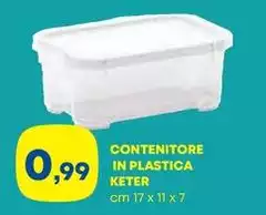 Keter - Contenitore In Plastica
