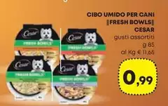 Cesar - Cibo Umido Per Cani Fresh Bowls! Cesar - Cibo Umido Per Cani Fresh Bowls!