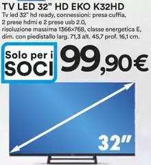 Eko - Tv Led 32" K32HD