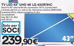 LG - Tv Led 43" UHD 4K 43UR781C