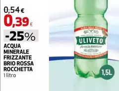 Rocchetta - Acqua Minerale Frizzante Brio Rossa