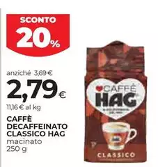 Hag - Caffè Decaffeinato Classico