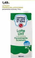 Centrale del latte di roma - Latte UHT Centrale Del Latte Di Roma
