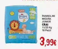 Misura - Pannolini  Junior