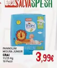 Misura - Pannolini  Junior
