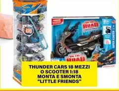 Rs Toys - Thunder Cars 18 Mezzi O Scooter 1:18 Monta E Smonta "Little Friends"