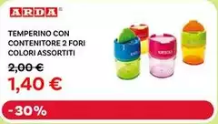 Arda - Temperino Con Contenitore Arda - Temperino Con Contenitore