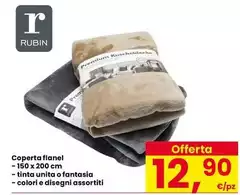 Rubino - Coperta Flanel