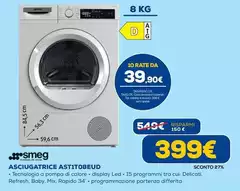 Smeg - Asciugatrice ASTITO8EUD