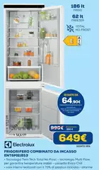 Electrolux - Frigorifero Combinato Da Incasso Entenebles53