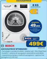 Bosch - Asciugatrice WTH85208I