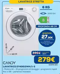 Candy - Lavatrice EY4061DW4/1-S