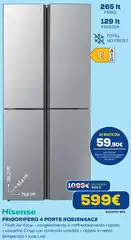 Hisense - Frigorifero 4 Porte Rg515n4ac2
