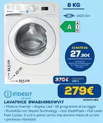 Indesit - Lavatrice BWA81496XWWIT