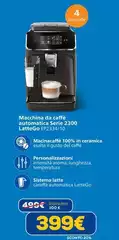 De Longhi - Macchina Da Caffè Automatica Serie 2300 Lattoggiato De Longhi - Macchina Da Caffè Automatica Serie 2300 Lattoggiato