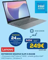 Lenovo - Notebook Ideapad Slim 3 15iAn8