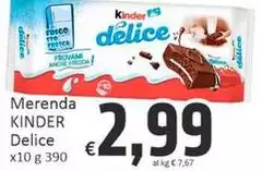 Ferrero - Merenda Kinder Delice