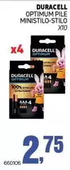 Duracell - Optimum Pile Ministilo-Stilo