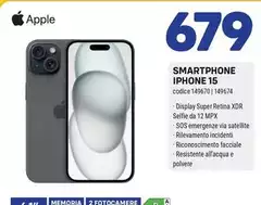 Apple - iPhone 15 128GB Nero