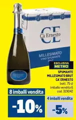 Ernesto - Spumante Millesimato Brut