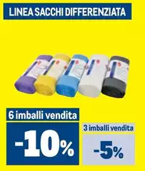 Linea -  Sacchi Differenziata