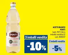 Ponti - Aceto Bianco