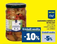 Metro chef - Giardiniera Agrodolce Metro chef - Giardiniera Agrodolce