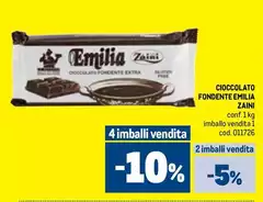 Zanini - Cioccolato Fondente Emilia Zanini - Cioccolato Fondente Emilia
