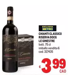 La ginestra - Chianti Classico Riserva DOCG