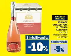 Ernesto - Spumante Extra Dry Rosé Millesimato