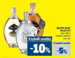 Dolce idea - Grappe 38/40' Dolce idea - Grappe 38/40'