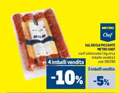 Metro chef - Salsiccia Piccante Metro chef - Salsiccia Piccante