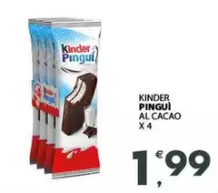 Ferrero - Kinder Pinguì Al Cacao