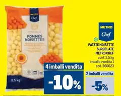Metro chef - Patate Noisette Surgelate Metro chef - Patate Noisette Surgelate