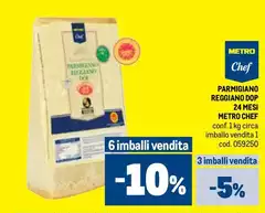 Metro chef - Parmigiano Reggiano DOP 24 Mesi Metro chef - Parmigiano Reggiano DOP 24 Mesi