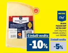 Metro chef - Grana Padano DOP Metro chef - Grana Padano DOP
