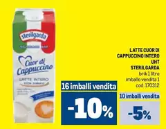 Sterilgarda - Latte Cuor Di Cappucino Intero Uht