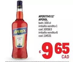 Aperol - Aperitivo 11°