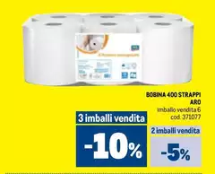 Bobina 400 Strappi Bobina 400 Strappi