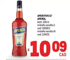 Aperol - Aperitivo 11°