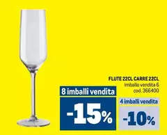 Flute 22cl Carre 22cl